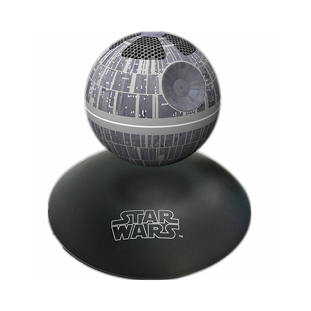

New version Star Wars STARWARS death star maglev bluetooth wireless stereo rotating 360 degree Maglev Bluetooth speakers