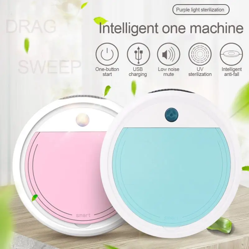 Fully Automatic 4 in 1 Smart Robot Vacuum Cleaner 1800Pa USB Charging Sweeping Robot Dry And Wet Mop UV Disinfection Cleaner|Brooms & Dustpans| - AliExpress