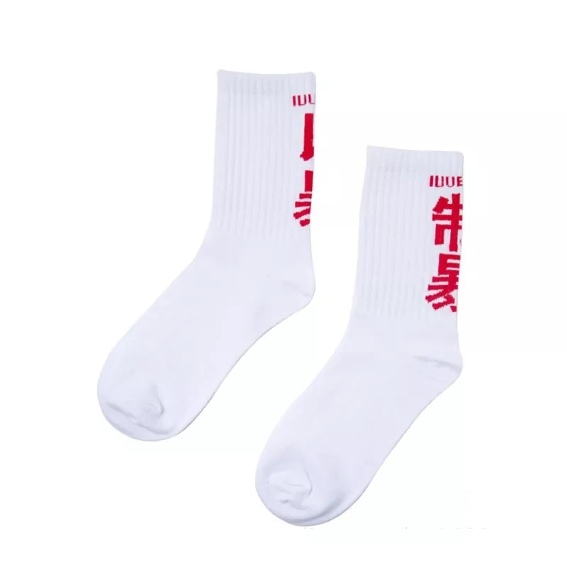Style 5 White Una Reta/мужские носки гольфы в стиле хип-хоп хлопок, Новое поступление, повседневные носки для скейтборда с вышивкой - Цвет: Style 5 White