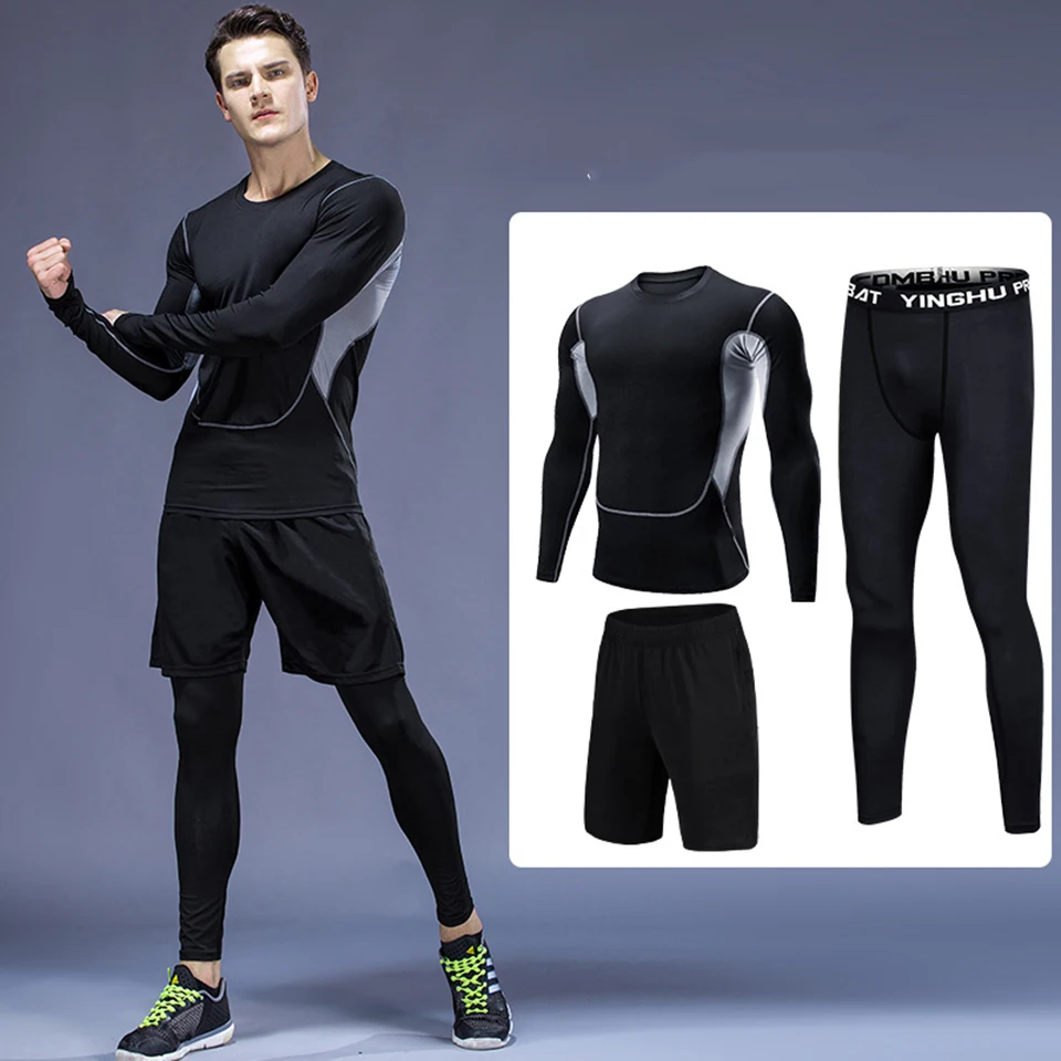 

MMA Boxing Jerseys Sets Rashguard MMA Shorts+T-shirts+Pants 3 pcs/Set Compression Kickboxing Tights Sportwears Bjj GI Tracksuits