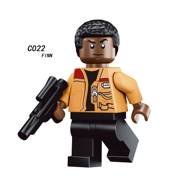 Новинка, Звездные войны, штурмовик, пилот, Poe, Dameron, сопротивление, первый заказ, фламинго, Рей, Люк, Хан, Solo Finn, кубики, экшн-игрушки, C041