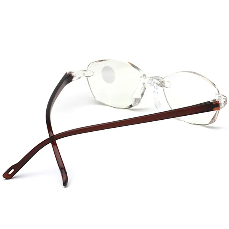 Тщательная работа Изысканное бриллиантовое отделка очки для чтения Для мужчин