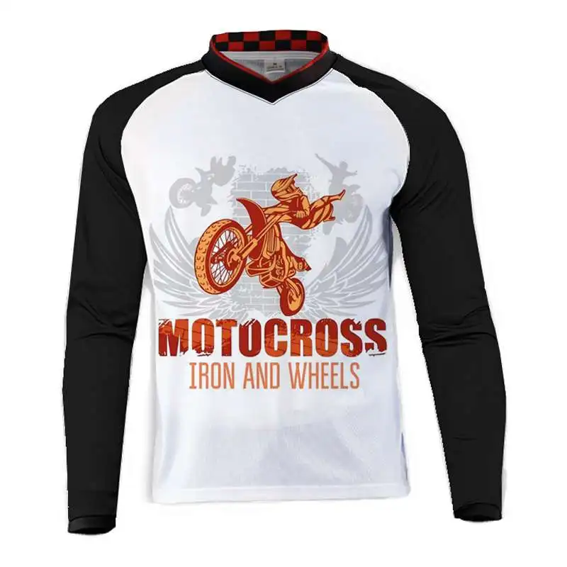 G Спортивная одежда для езды на горном велосипеде MTB Enduro Offroad larga, футболка для мотокросса BMX DH MTB - Цвет: G