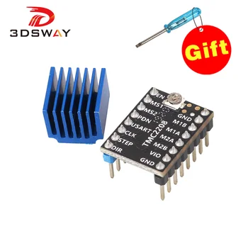 

3DSWAY 3D Printer Parts Lerdge TMC2208 V2.0 Stepper Motor Driver Stepstick For 3D Printer Ultra-quiet Lower Heat Replace TMC2100