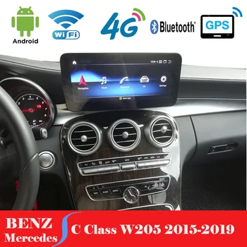 

10.25" Adnroid Car Display For Mercedes Benz GLC C Class W205 2015-2018 Auto Radio Screen With GPS Navigation Bluetooth 4G