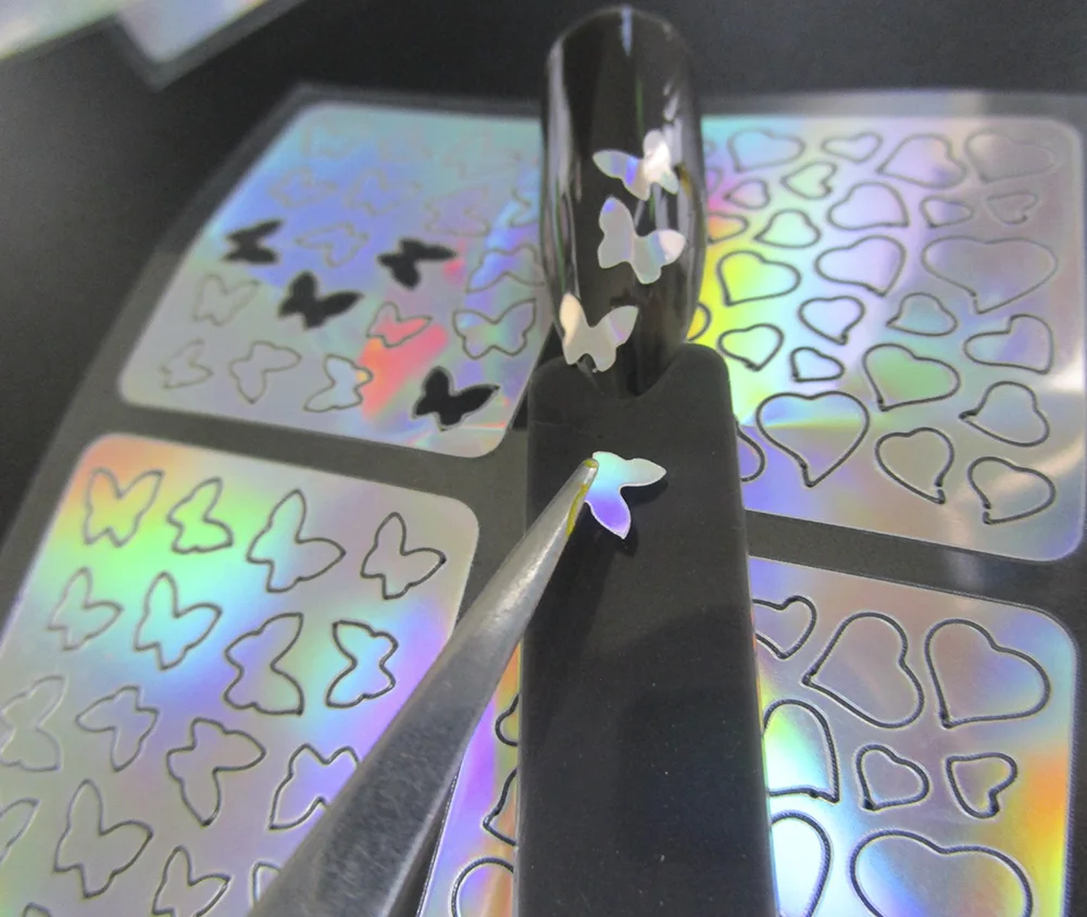 butterfly nail stickers