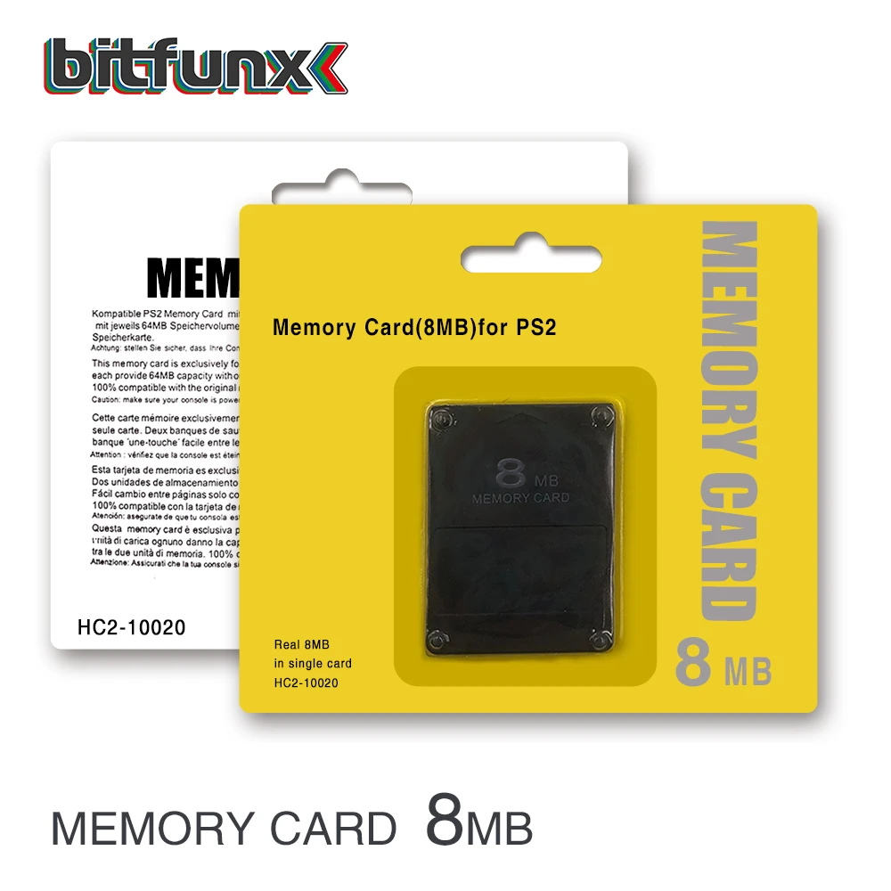 

Memory Card for Playstation 2 PS2 8MB/16MB/32MB/64MB/128MB to Save Games Compatible All Models for Playstation 2