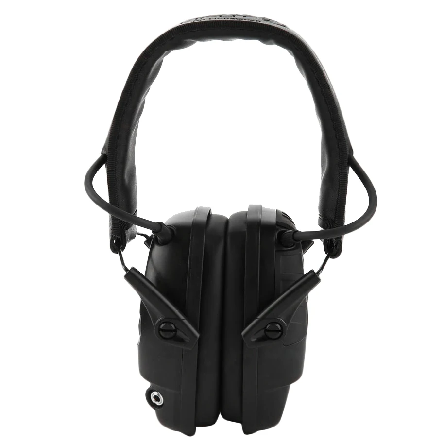 

Electronic Hunting Ear Protection NRR22DB Sound Amplification Noise Reduction Ear Muffs Professional Hunting Ear Defender,Black