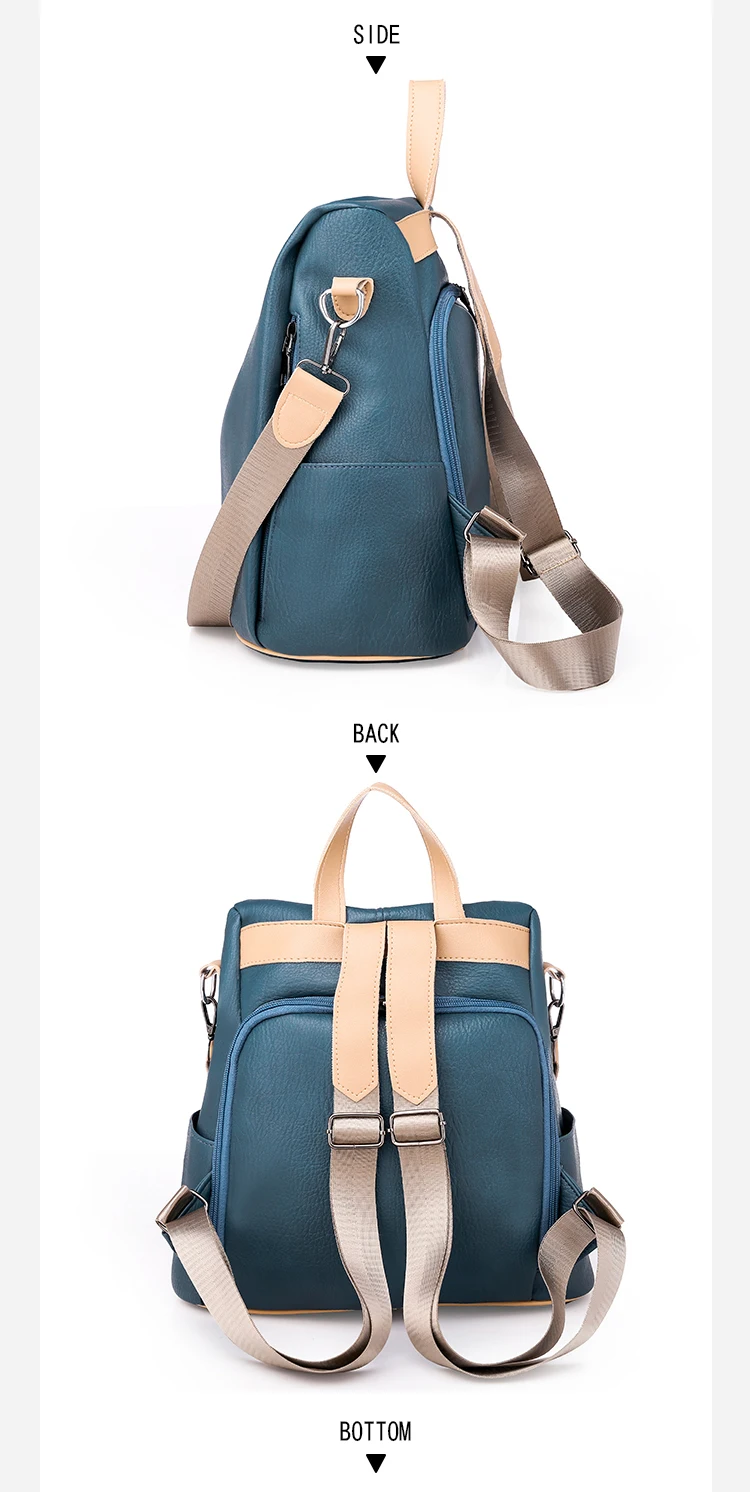 Vadim многофункциональный женский рюкзак в консервативном стиле, школьные сумки для девочек-подростков, Дамский рюкзак, Женская дорожная сумка, Bolsa Feminina