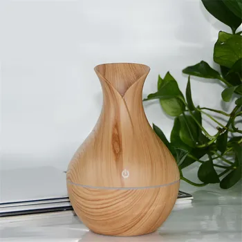 

Wood Ultrasonic Air Humidifier Aroma Essential Oil Diffuser Aroma 130ml Essential Electric Air Diffuser Cool Mist Maker For Home