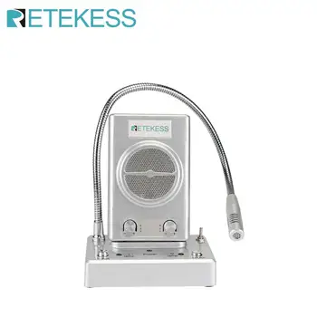 

RETEKESS TW102 3W Dual-way Window Counter Intercom Bank Interphone System For Restaurant Food Bank Station Pharmacy Store