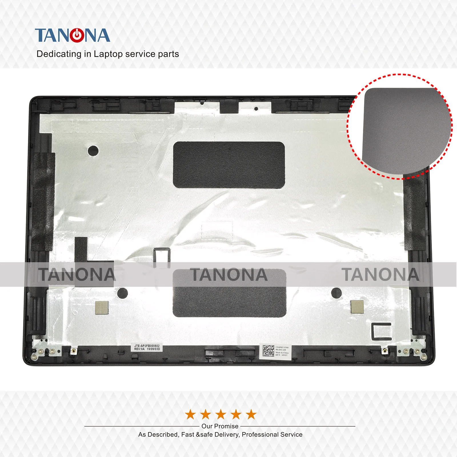 06P6DT 6P6DT для Dell широта 5400 E5400 ЖК-задняя крышка с задней крышкой верхний корпус корпуса КОРПУСА ноутбука