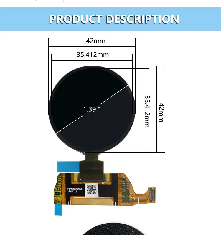 Circular Tela 24 Pinos MIPI Controller Board