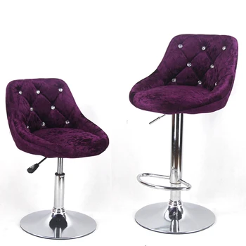 

European bar stool chair lift swivel chair bar stool beauty dressing backrest dining chair makeup artist chair