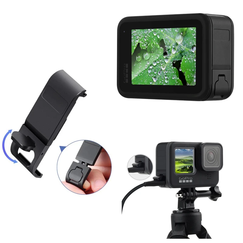 Алюминиевая Крышка батарейного отсека для камеры GoPro Hero 10 9 Black съемная крышка