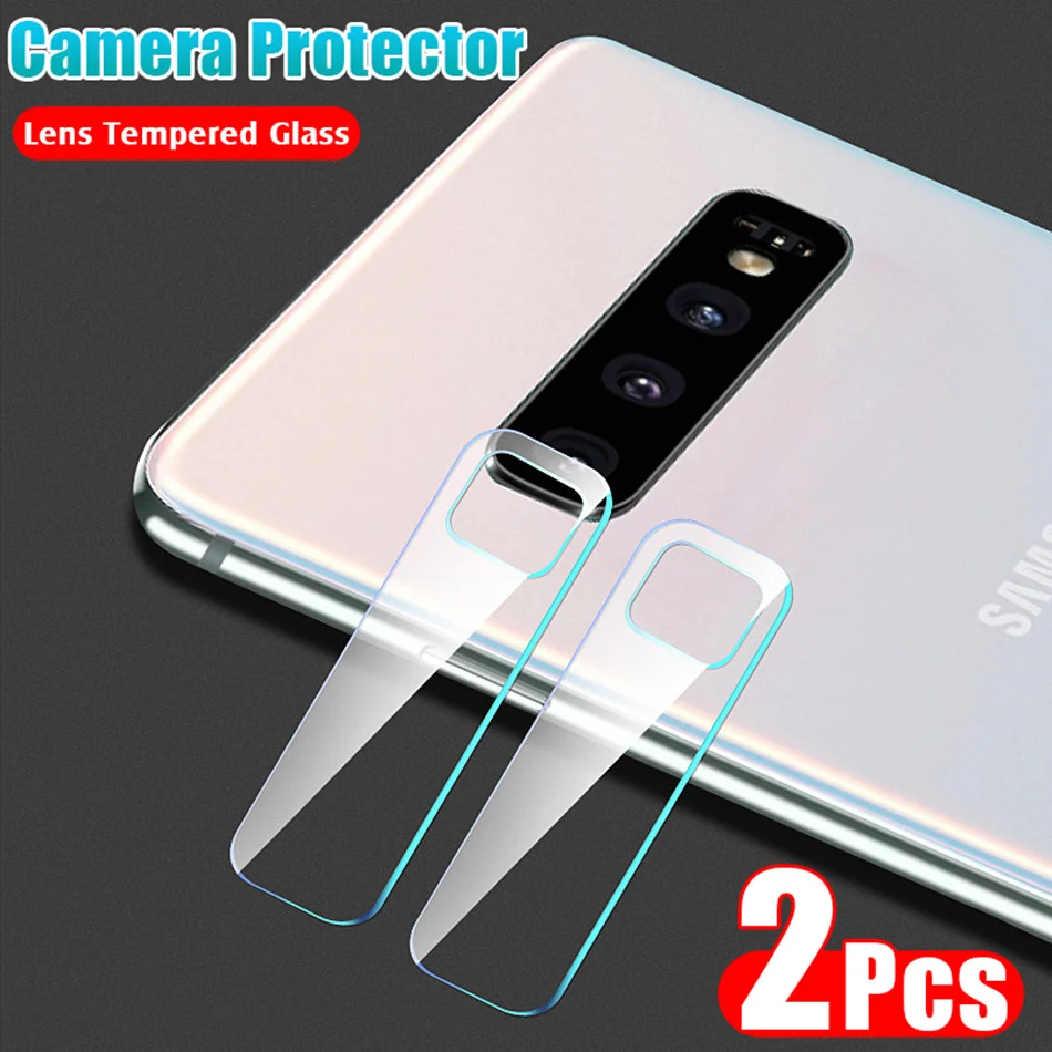 100D изогнутая Гидрогелевая пленка для samsung Galaxy Note 10 Pro S10 S8 S9 PLus S10E, Защитная пленка для переднего экрана - Цвет: 2Pcs Lens Glass