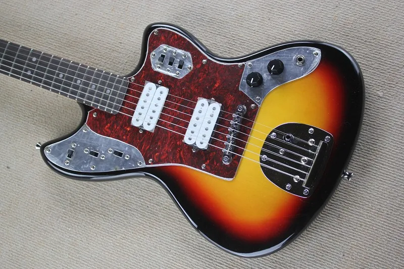 

Factory Custom High Quality sunburst Electric guitar Jaguar model, 6 Strings Electric Guitar Free shipping 01