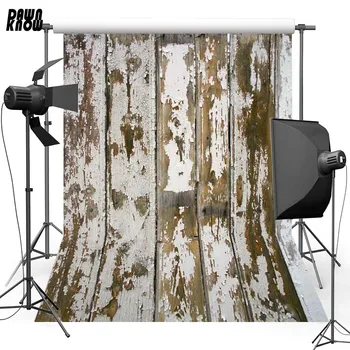 

DAWNKNOW Shabby Floor Vinyl Photography Background For Baby New Fabric Polyester Backdrop For Wedding Photo Studio Floor582