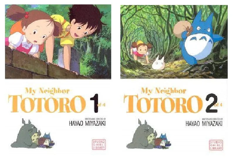 

My Neighbor Totoro Film Comic Vol. 1 Vol. 2 English Mangas Book Teens Adult Cartoon Comic Anime Animation Story Libros Book