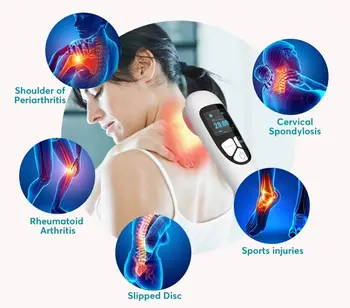 

Upgraded Cold Laser Low Level Laser Therapy LLLT Pain Relief Device for Muscle Knee Shoulder Back Joint Pain 650nm 808nmnm