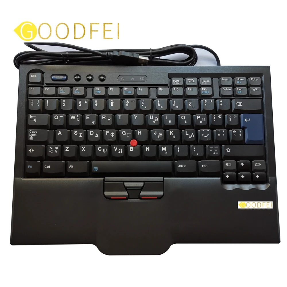 Оригинальная USB-клавиатура для Lenovo ThinkPad 8845 SK8845 SK-8845CR UltraNav с греческой клавиатурой