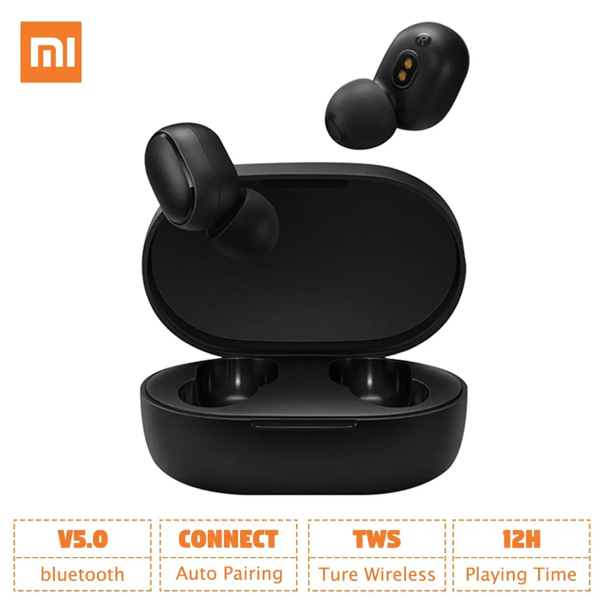 Xiaomi Redmi Airdots Оригинальные Xiao mi AirDots bluetooth наушники mi Red mi AirDots Air Беспроводная стереогарнитура с mi c Handsfree наушники - Цвет: Xiaomi Redmi Airdots