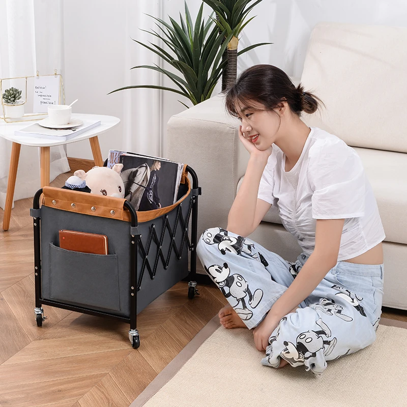 Household Living Room Storage Basket, INS Creative Collapsible Laundry Organizer Totes