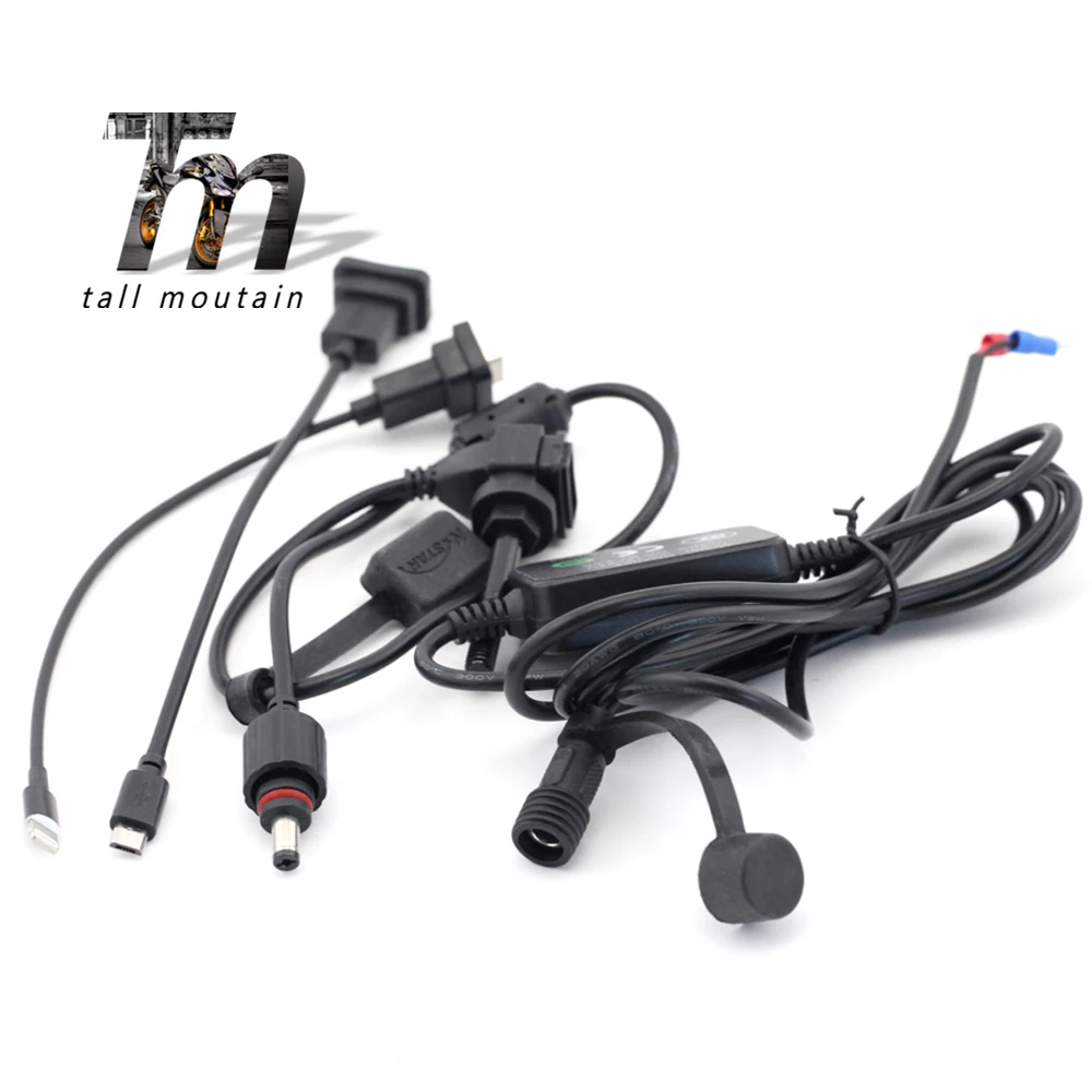 

12V-24V USB Charger Port Charging for Mobile Phone GPS Navigation Motorcycle Accessories Waterproof USB Charge Outlet
