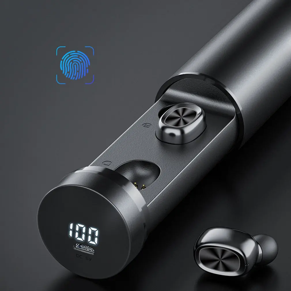 Новые беспроводные Bluetooth наушники B9 TWS гарнитура музыкальные спортивные с