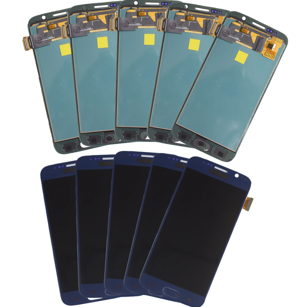 

5 Pieces of TFT LCD For samsung S6 screen G920 G920F G920V G920A LCD Display and Touch Screen Digitizer Assembly Parts