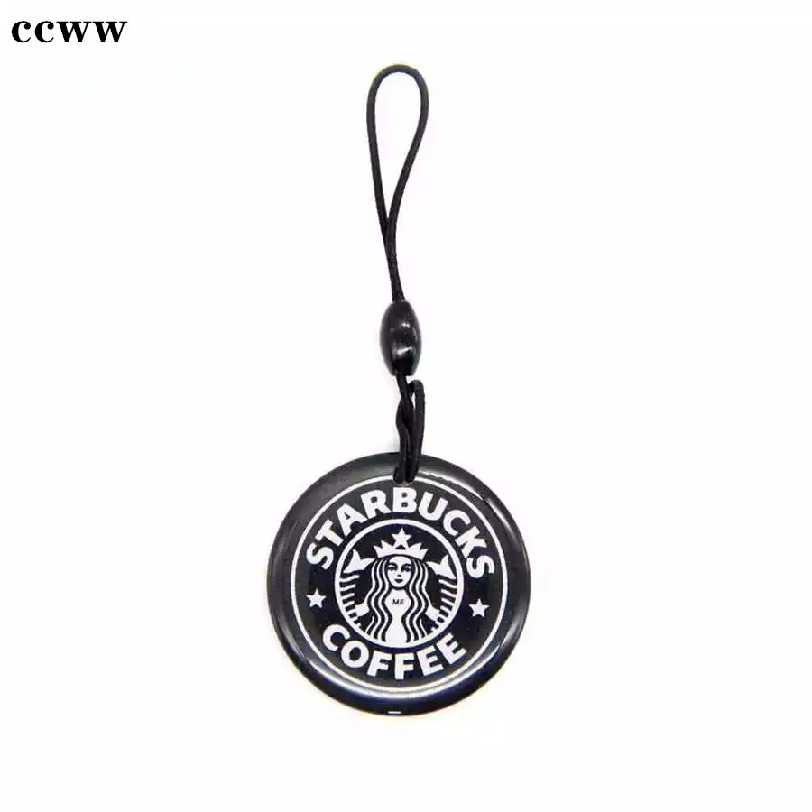 Llaveros RFID reutilizables a prueba de agua, tarjetas de Control de acceso con NFC intercambiables, patrones de diseño populares, 13,56 MHz, UID S50 1K - Imagen 4