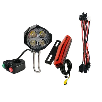 

12-60V Bicycle Light Electric Brake Turn Cool Tail Accessories Durable