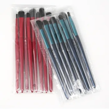 

New 8 eye makeup brush set, beginner soft hair eyeshadow brush portable starry sky gemstone wooden handle makeup brush