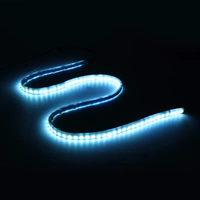 Niscarda автомобильный дополнительный стоп-светильник, динамический стример, плавающая Светодиодная лента 12 В, Автомобильный багажник, задний тормоз, ходовая сигнальная лампа