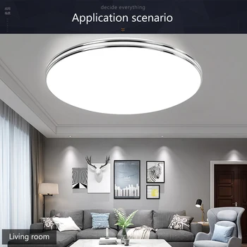 

Ultra Thin LED Panel Downlight Modern Led Ceiling 12/18/24/36/72W Wall Surface Modern Living bathroom led culture indoor