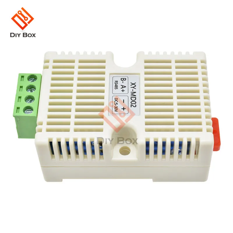 Серебристый Modbus IEC RS485 SHT20 датчик температуры и влажности передатчик Модуль влажности почвы для инкубатора термостат гигростат - Цвет: Серебристый