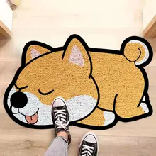

60x90cm Cartoon Cat Dog Carpet Doormat Rugs For Entrance Door Bathroom Living Room Floor Stair Kitchen Bedroom Hallway Non-Slip