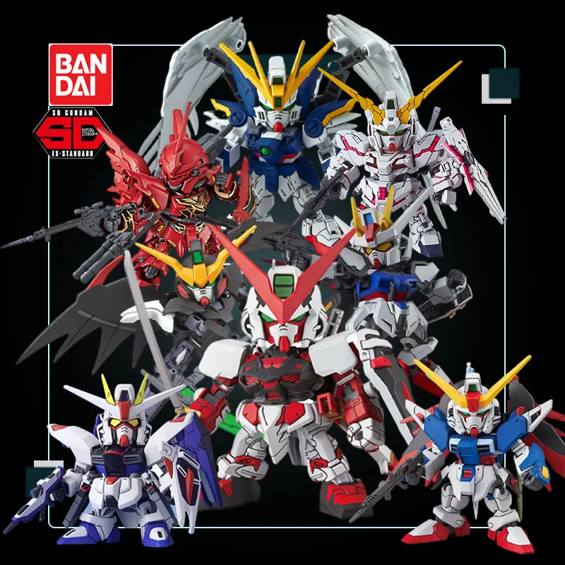 Bandai Q версия SDEX SD экс Аниме фигурки сборочная модель Red Heresy delivery 00 летающее крыло
