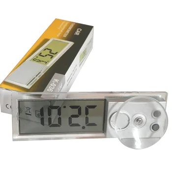 

Osculum Type Car Thermometer -20 to 110 Celsius Degree Mini LCD Vehicle-mounted Digital Thermometer C/F