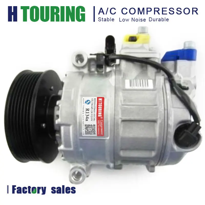 Compressore Ca Auto Per Porsche Audi A8 Per Volkswagen Touareg 4.2L Fsi V8 Transporter 437100-5450 447190-7600 Dcp32051 7L6820803E