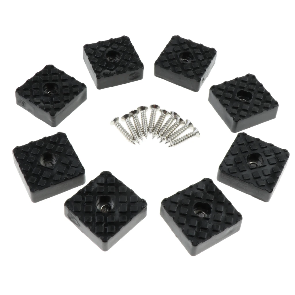 8pcs Non-Skip Furniture Pads Chair Table Cabinet Rubber Bumper Feet Pads Hardwood Floor Protectors Sofa Non Slip Feet Pads