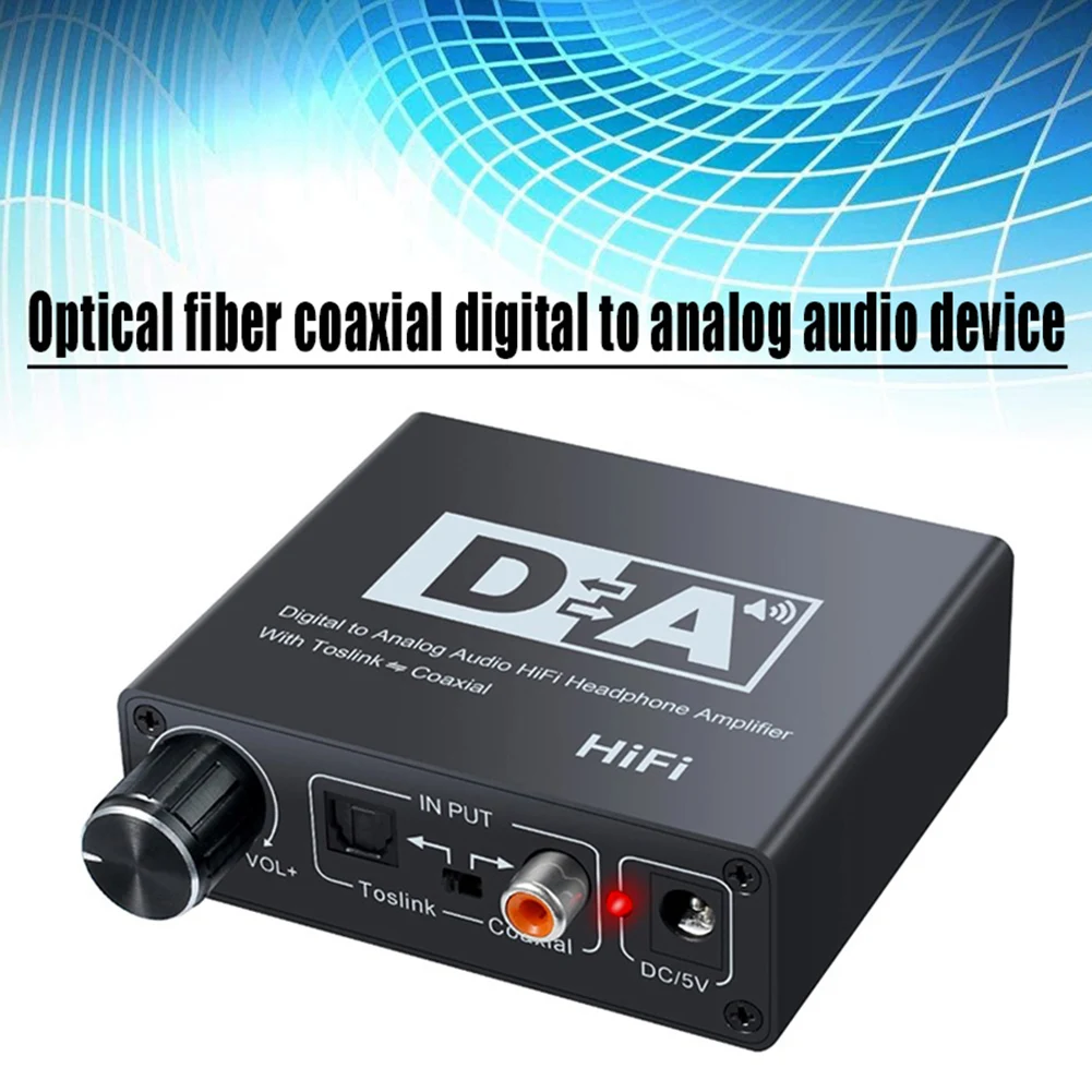Digital Audio Amplifier 24bit 192khz for Analog Audio Converter 3 5mm Headphone Output VDX99