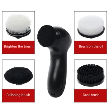 

Handheld Automatic Electric Shoe Brush Shine Polisher 5AA Battery Power Supply