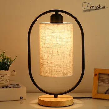 

Post-modern Minimalist Fabric LED Table Lamp Lighting Nordic Oval Iron Table Lights Bedroom Living Room Study Table Lamps Device