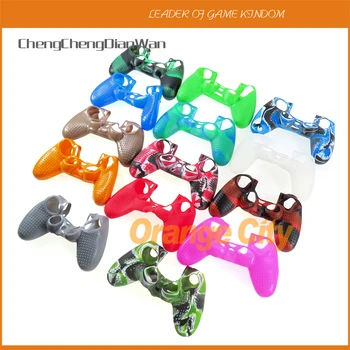 

1pc Anti-slip Silicone Cover Skin Case for Sony Play Station Dualshock 4 PS4 Pro Slim Controller wireless Game accessories