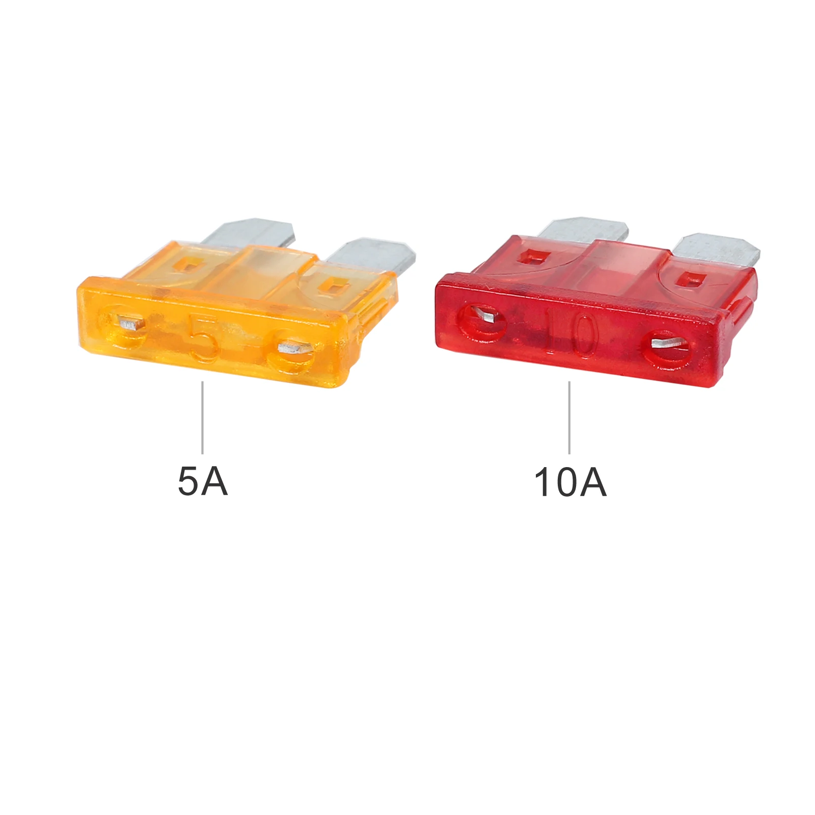 AUTOUTLET 10 шт. для 12 В 16AWG стандартная Контактная Пластина Встроенный держатель предохранителя с водонепроницаемым пылезащитным покрытием для автомобиля лодки RV