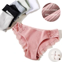 Нижнее белье женские хлопковые трусики женские кружевные трусики нижнее белье женские удобные Цветочные трусы женские трусики для девочек