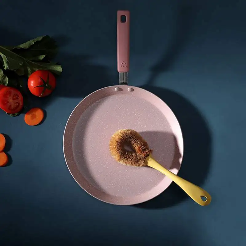 Длинная емкость с ручкой щетка Бытовая Кухня многофункциональная Чистящая щетка экологически Кокосовая посуда из волокна щетка