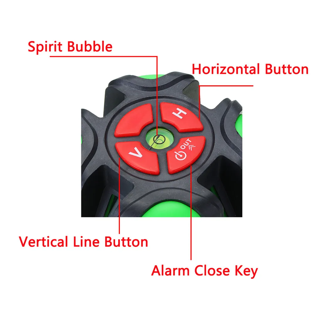 3D зеленый 2/5 лазерный уровень автоматический самонивелирующийся 360 горизонтальный вертикальный уровень измерительные приборы для строительных инструментов