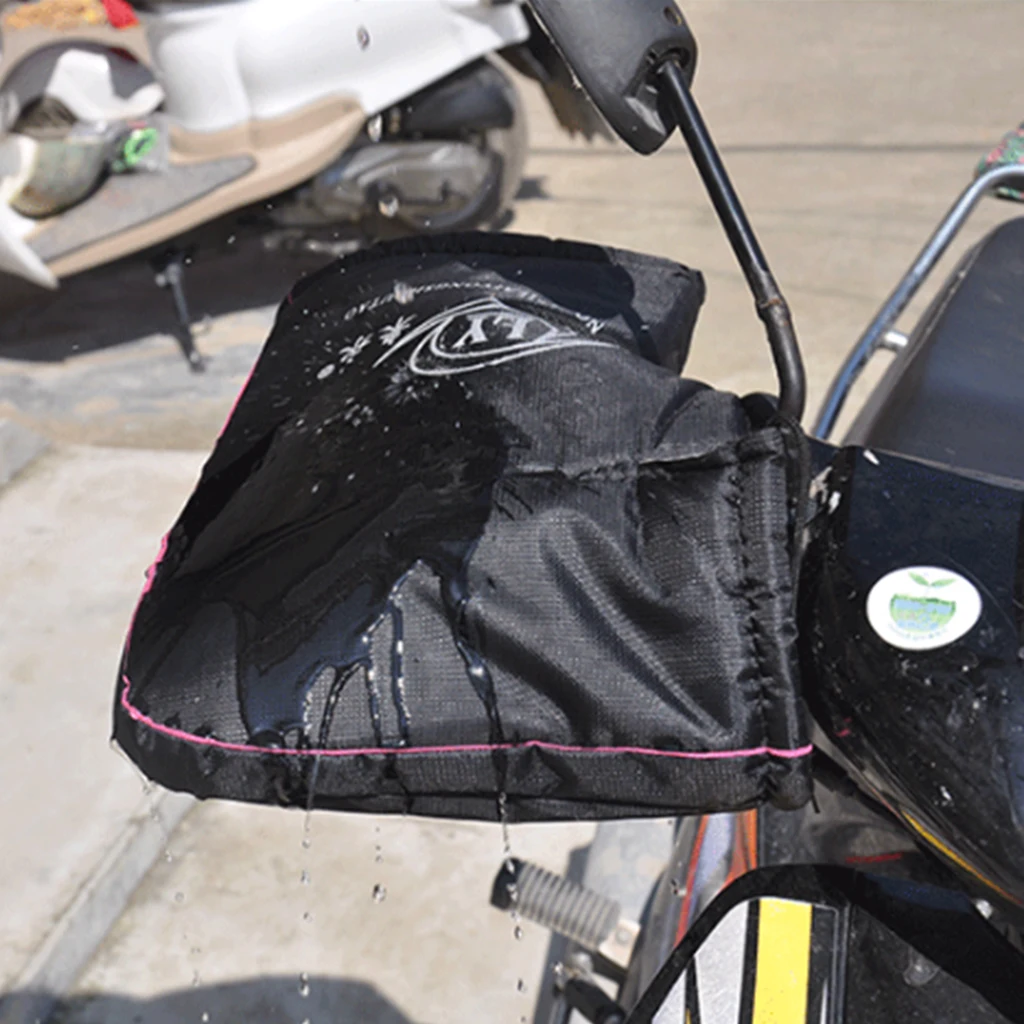 Waterproof Motorcycle Bar Muffs Handlebar Mittens Hand Gloves Protectors